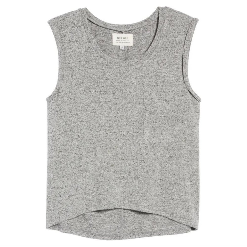 McGuire Spanish Sunset Tank Marled Knit Pocket Top M